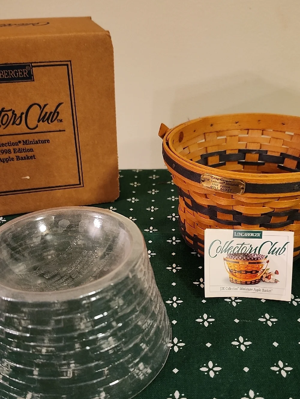 Longaberger JW Miniature Apple Basket